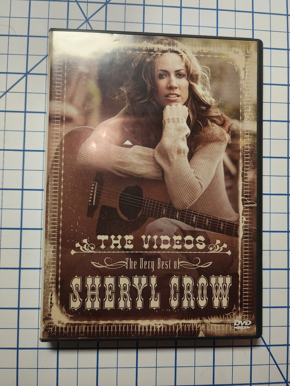 2/25$ Sheryl Crow - The Very Best (The Videos) DVD - Brown Sepia Cover